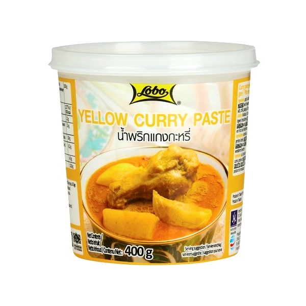 Yellow curry paste Lobo 400 g.